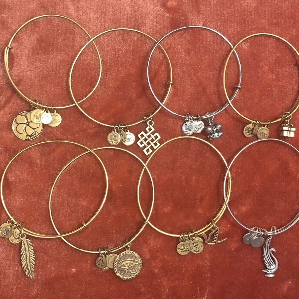 Vintage Alex and Ani Bangles, Set of 8, 2004 - Picture 3 of 14